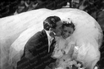 Casablanca, mariage de Marcel Cerdan avec Marinette Lopez, le 27 janvier 1943.