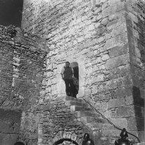 Orson Welles Tournage Othello - 1950 - Safi- fonds BNF Banque d'images