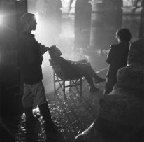 Tournage d'Othello dans la citerne portugaise d'El Jadida, 1950.