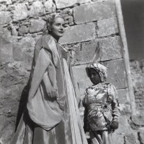 Suzanne Cloutier Tournage Othello - 1950 - Safi- fonds BNF Banque d'images