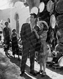 Yves Montand avec Florelle, en 1949