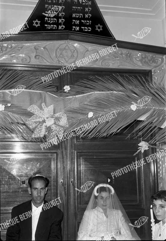 Mariage, Synagogue de Casablanca - 1955