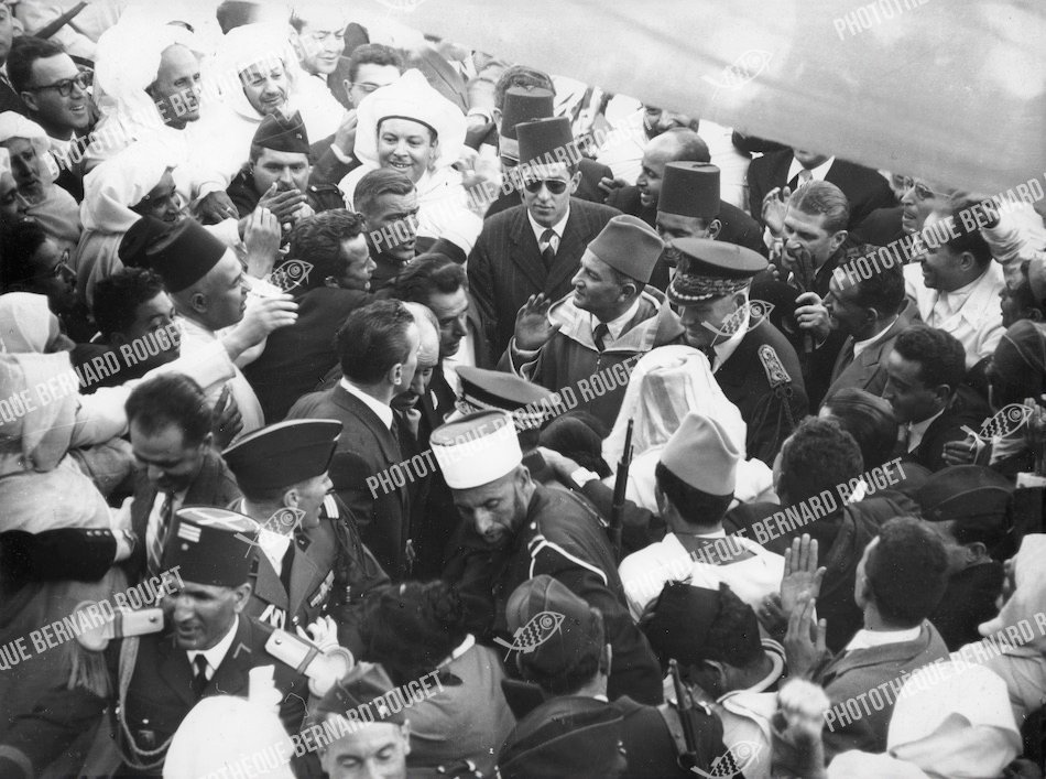 le Sultan Sidi Mohammed ben Youssef rentre au Maroc