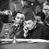 Le roi Mohammed V et le Prince Moulay Hassan, 1957 Sommet africain, 1957