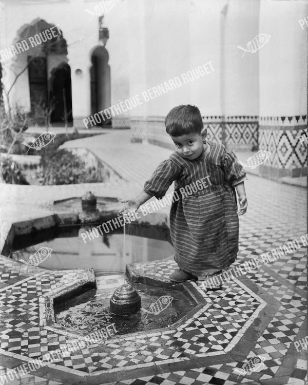 Meknès, Cour du musée Jamaï à Meknes