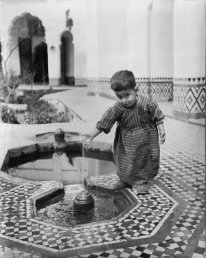 Meknès, Cour du musée Jamaï à Meknes
