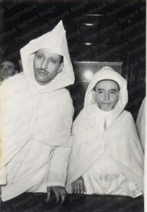 Si Bekkaï, pendant le Conseil du Trone en octobre 1955.