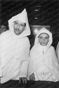 Si Bekkaï, pendant le Conseil du Trône en octobre 1955.