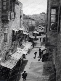 Moyen-Orient Rue de Jérusalem, 1960