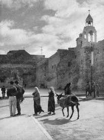 Moyen-Orient Extérieur de l'église de la Nativité à Bethléem